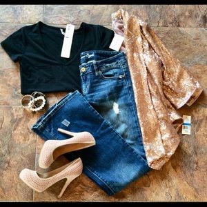 AE Favorite Boyfriend Ripped Jeans 4Long